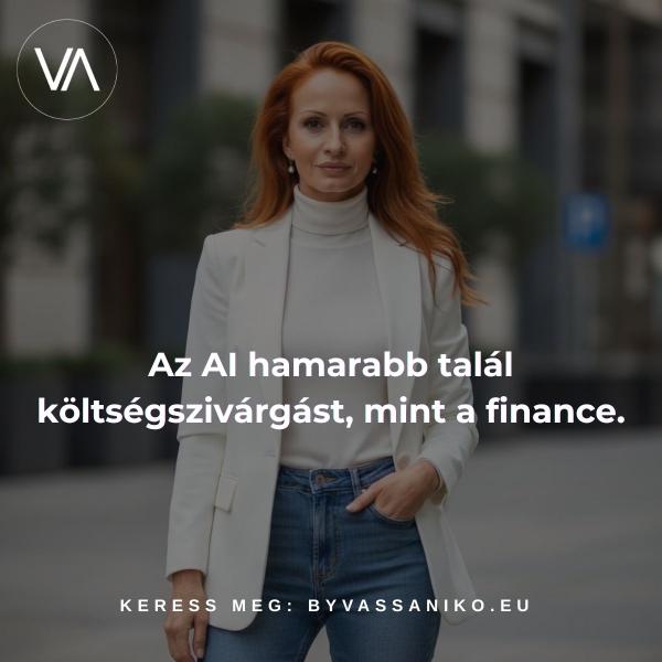 Az AI hamarabb talál költségszivárgást, mint a finance